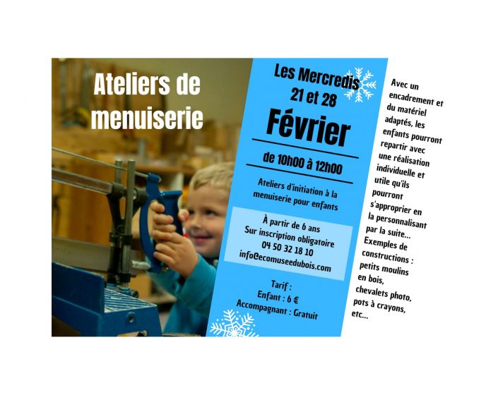 Atelier dinitiation  la menuiserie