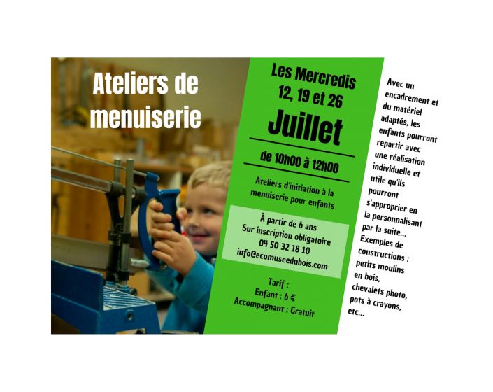 Atelier dinitiation  la menuiserie