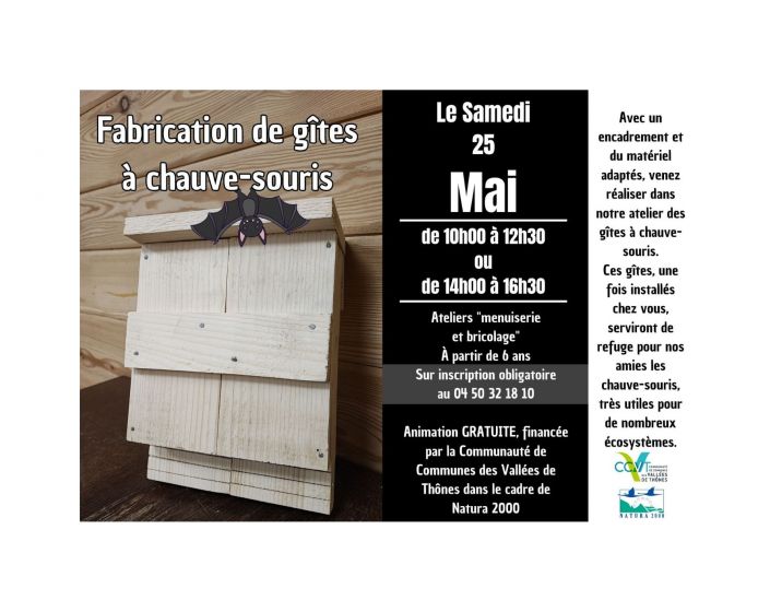 Fabrication de gtes  chauve-souris